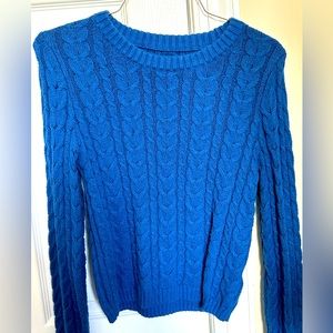 american eagle blue sweater